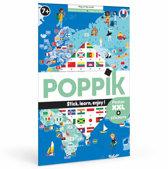 poppik discovery stickers | flags