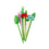 kikkerland paper flowers multi coloured
