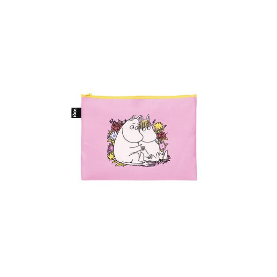 loqi moomin together zip pockets | 3 piece set