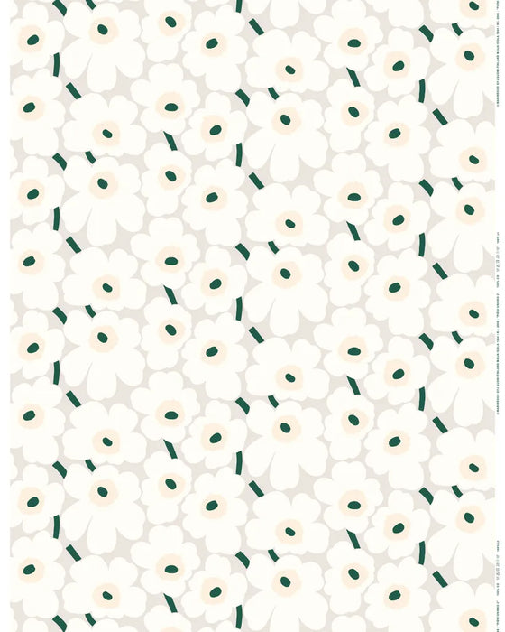 marimekko coated cotton fabric | pieni unikko - new colourways