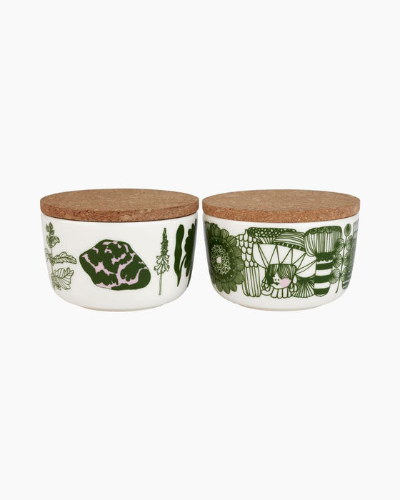 marimekko elokuun varjot bowl 2.5 dl with lid | 2 pieces