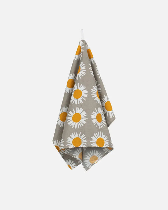 marimekko auringonkukka tea towel