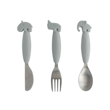 done by deer | yummy plus easy grip cutlery | new designs