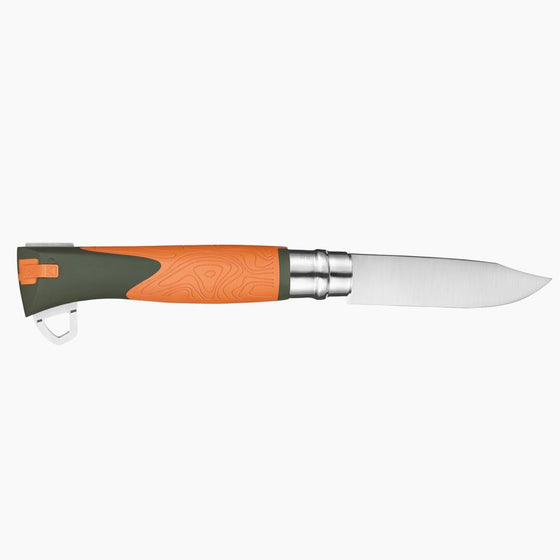 opinel explore no. 12 folding knife with tick remover | 10cm