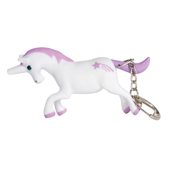 unicorn fantasy light up keychain