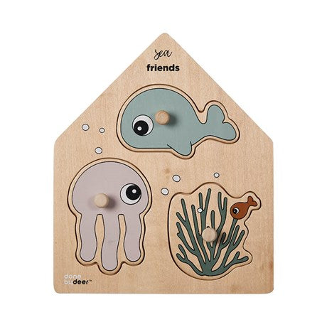done by deer peg puzzle | sea friends