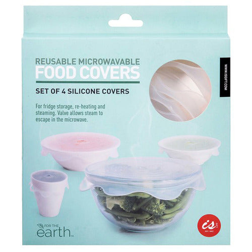 reusable microwavable food covers | set of 4