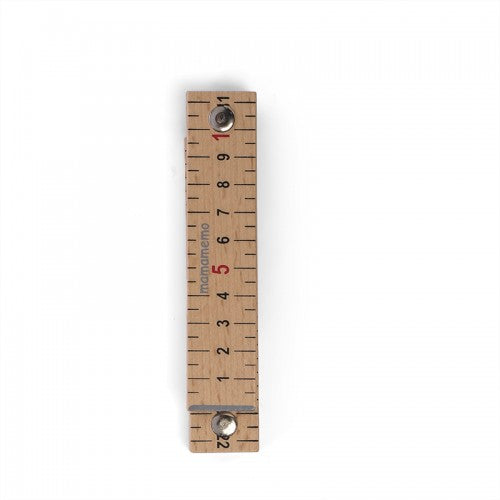 mama memo wooden folding ruler