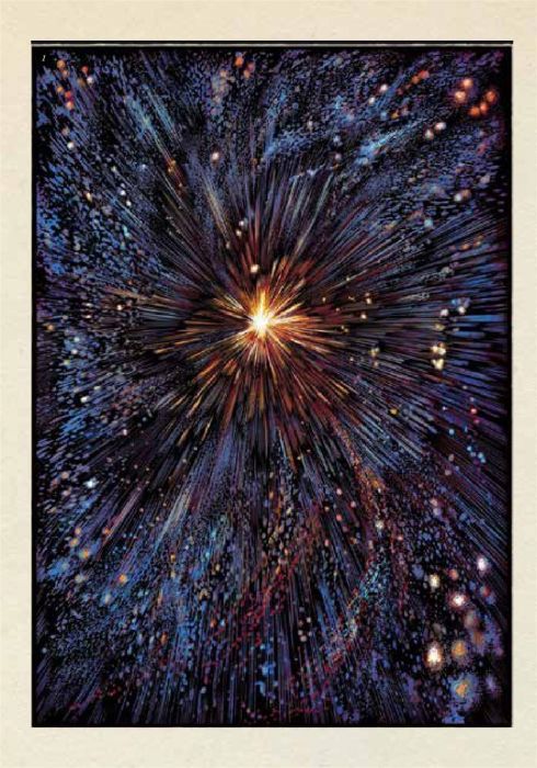 planetarium postcards by Chris Wormell