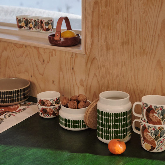 marimekko alku storage jar | 2 x sizes