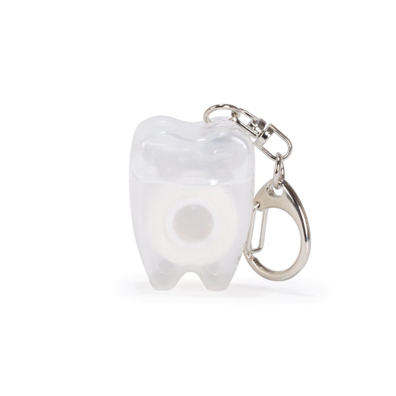 kikkerland tooth floss keychain