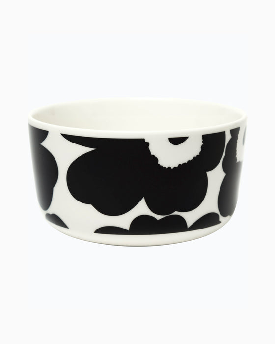 marimekko unikko 5dl bowl | black + white