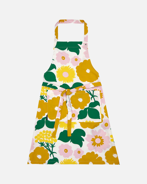 marimekko kukkatori apron