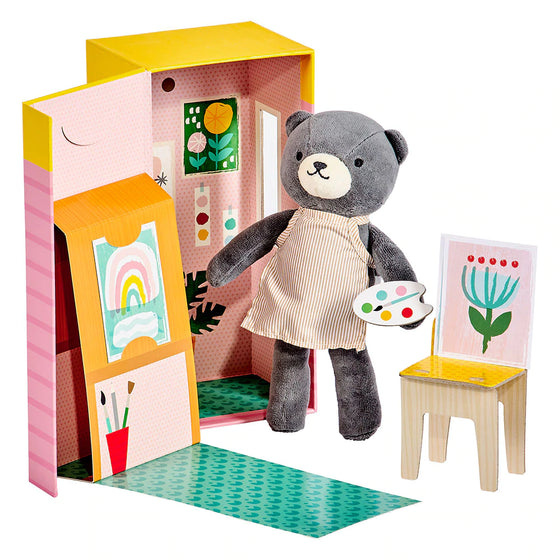 petit collage playset | beatrice the bear