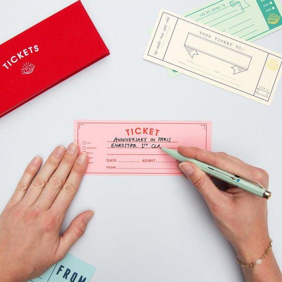 suck UK | blank ticket book