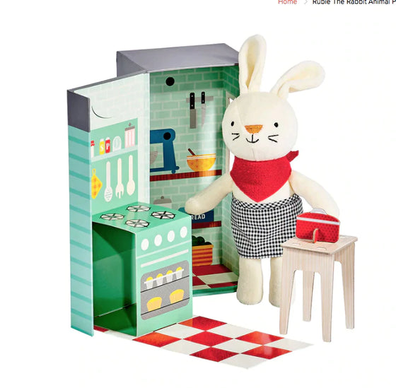 petit collage playset | rubie the rabbit