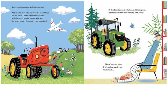 all the factors why I love tractors by Davina Bell and Jenny Lovlie