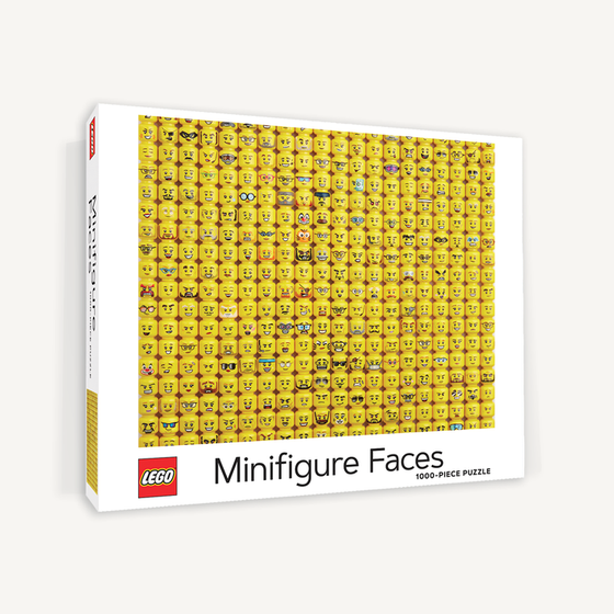LEGO minifigure faces puzzle | 1000 pieces