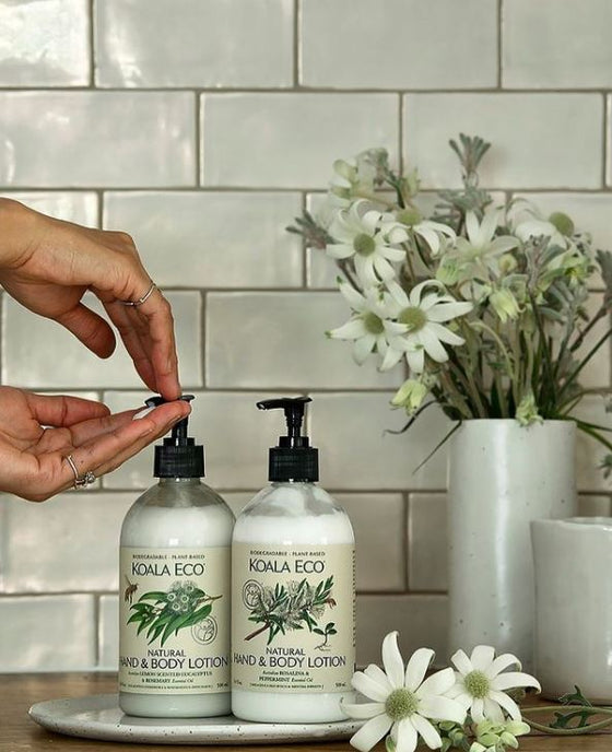 koala eco natural hand lotion | rosalina & peppermint