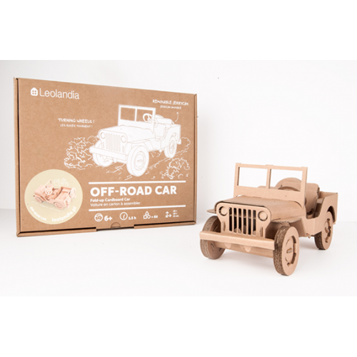 leolandia DIY recylcled cardboard model