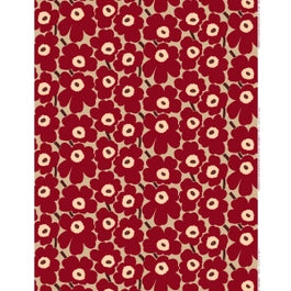 marimekko coated cotton fabric | pieni unikko - new colourways