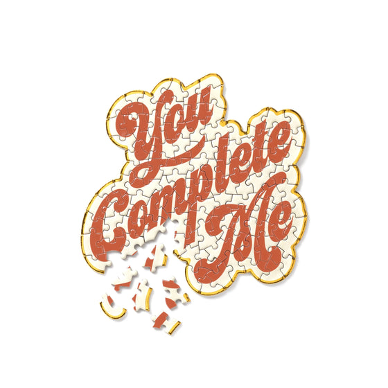 brass monkey 100 piece puzzle | you complete me